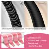 WENNALIFE Tape in Hair Extensions Human Hair Peach Pink, 10pcs 25g 18 inch Remy Hair Invisible Tape Ins Straight Colored Soft Refill Set Extensiones De Cabello Humano Con