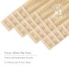 WENNALIFE Tape in Hair Extensions Human Hair, 40pcs 100g 18 inch Light Blonde Highlighted Golden Blonde Hair Extensions Real Human Hair Straight Tape in Extensions Invisible Human Hair Extensions
