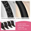 WENNALIFE Tape in Hair Extensions – Human Hair, Dark Brown, 10pcs 25g, 18 inch Remy Invisible Tape Ins, Straight, Colored, Soft, Real Human Hair Refill Set