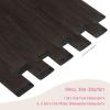 WENNALIFE Tape in Hair Extensions – Human Hair, Dark Brown, 10pcs 25g, 18 inch Remy Invisible Tape Ins, Straight, Colored, Soft, Real Human Hair Refill Set