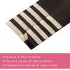 WENNALIFE Tape in Hair Extensions – Human Hair, Dark Brown, 10pcs 25g, 18 inch Remy Invisible Tape Ins, Straight, Colored, Soft, Real Human Hair Refill Set