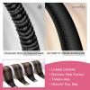 WENNALIFE Tape in Hair Extensions Human Hair Balayage Dark Brown Mixed Chestnut Brown Tape in Extensions, 10pcs 25g 18 inch Remy Invisible Tape Ins Straight Soft Real Human Hair Tape in Extensions