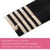 WENNALIFE Tape in Hair Extensions Human Hair Jet Black Tape in Extensions, 10pcs 25g 18 inch Remy Invisible Tape Ins Straight Colored Soft Real Human Hair Tape in Extensions Refill Set Extensions