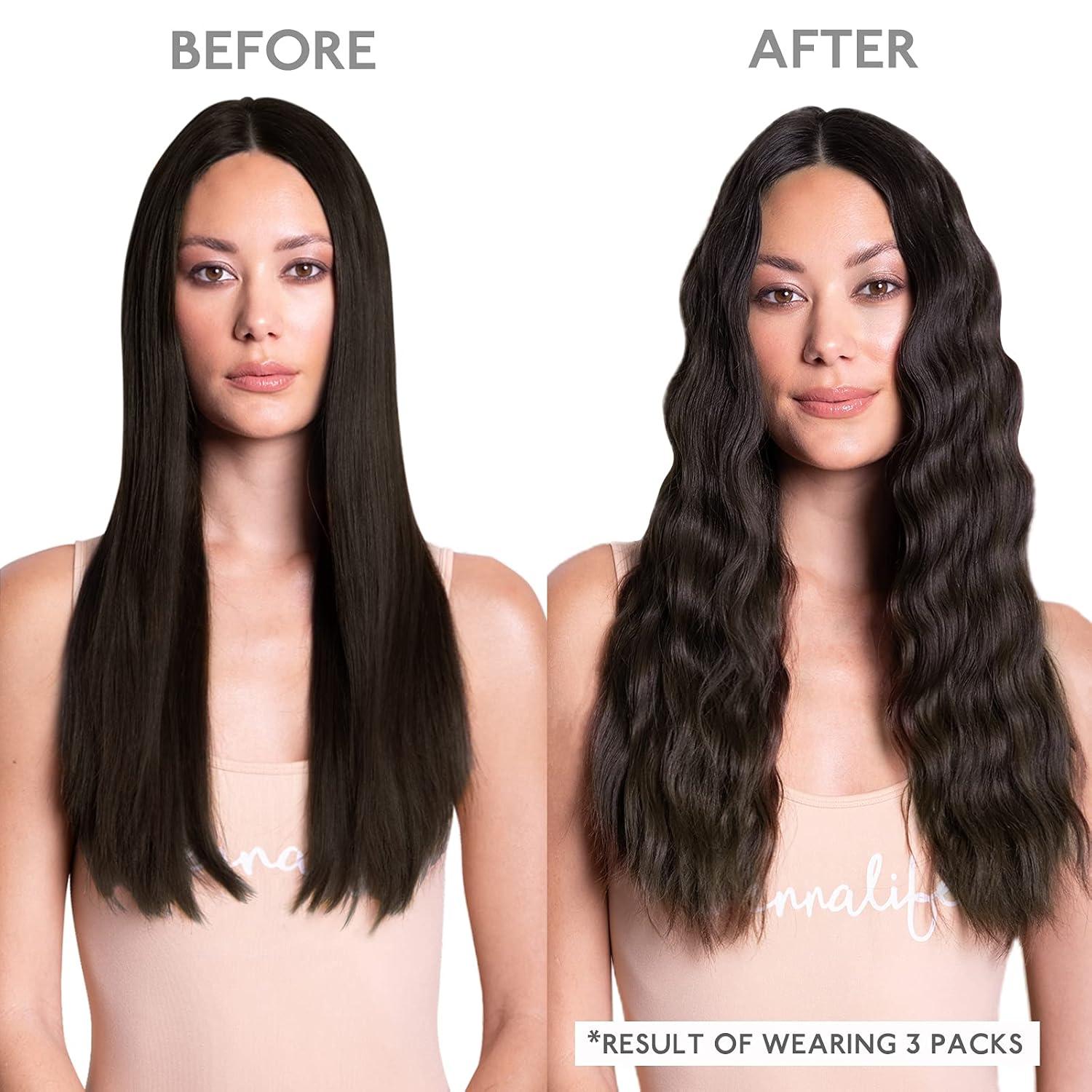 imageWENNALIFE Tape in Hair Extensions Human Hair 20pcs 50g 16 inch Dark Brown Remy Hair Extensions for Women Tape Ins Straight Extensiones De Cabello Humano Skin Weft