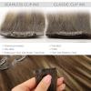 WENNALIFE Seamless Clip In Hair Extensions, 22 Inch 150g 7pcs Balayage Chocolate Brown to Caramel Blonde, Clip In Human Hair Invisible PU Skin Weft Natural Remy Human Hair Extensions