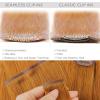 WENNALIFE Seamless Clip In Hair Extensions Human Hair, 16 Inch 130g 7pcs Auburn Ginger Real Hair Extensions Clip in Human Hair Invisible PU Skin Weft Natural Remy Human Hair Extensions