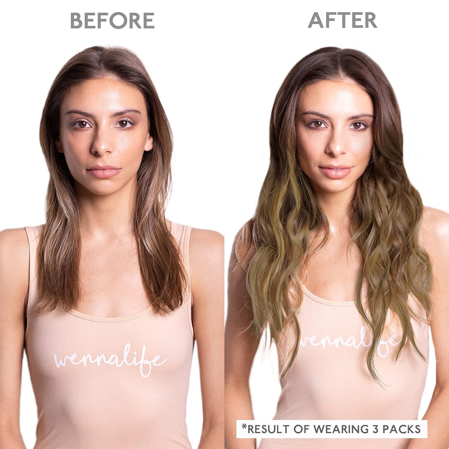 imageWENNALIFE Tape in Hair Extensions Human Hair 20pcs 16 inch 50g Balayage Chocolate Brown to Caramel Blonde Remy Tape Hair Extensions Real Human Hair Tape Extensions Coloured Hair Extensions