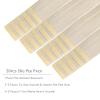 WENNALIFE Tape in Hair Extensions Human Hair, 20pcs 50g 14 inch Platinum Blonde Remy Hair Extensions Straight Human Hair Tape in Extensions Skin Weft Tape Extensions Human Hair