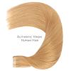WENNALIFE Tape in Hair Extensions Human Hair, 20pcs 50g 20 inch Strawberry Blonde Remy Hair Extensions Straight Human Hair Tape in Extensions Skin Weft Tape Extensions Human Hair