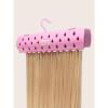 WENNALIFE Hair Extension Holder, Hair Extension Storage for Clip in Hair Extensions Tape ins Tips Braiding Hair Rack for Styling, Washing, Traveling, Storing Hair #Pink ABS Material Sturdy Organizer