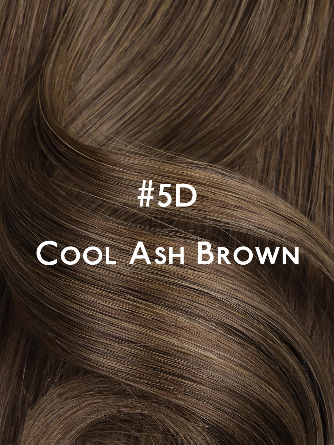 imageWENNALIFE 8cm Tape in Hair Extensions Real Human Hair Tape Weft Hair Extensions Human Hair 16 inch 50g 10pcs Cool Ash Brown Luxury Remy Hair Straight Extensiones De Cabello Hmano