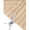 WENNALIFE Genius Weft Tape in Hair Extensions Human Hair 18 inch 50g Balayage Dark Brown Mixed Chestnut Brown Tape Ins Luxury Remy Hair Extensions Invisible Fuller Volume Reusable 31 Wide Weft(#18A/613A Dirty Blonde Highlighted Bleach Blonde)