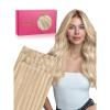 WENNALIFE Genius Weft Tape in Hair Extensions Human Hair 18 inch 50g Balayage Dark Brown Mixed Chestnut Brown Tape Ins Luxury Remy Hair Extensions Invisible Fuller Volume Reusable 31 Wide Weft(#18A/613A Dirty Blonde Highlighted Bleach Blonde)