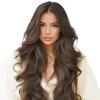 WENNALIFE Genius Weft Tape in Hair Extensions Human Hair 18 inch 50g Balayage Dark Brown Mixed Chestnut Brown Tape Ins Luxury Remy Hair Extensions Invisible Fuller Volume Reusable 31 Wide Weft(#5 Muted Light Brown Brunette)