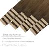 WENNALIFE Tape in Hair Extensions Human Hair, 20pcs 20 inch 50g Ombre Walnut Brown to Ash Brown and Bleach Blonde Remy Tape Hair Extensions Real Human Hair Tape Extensions Coloured Hair Extensions