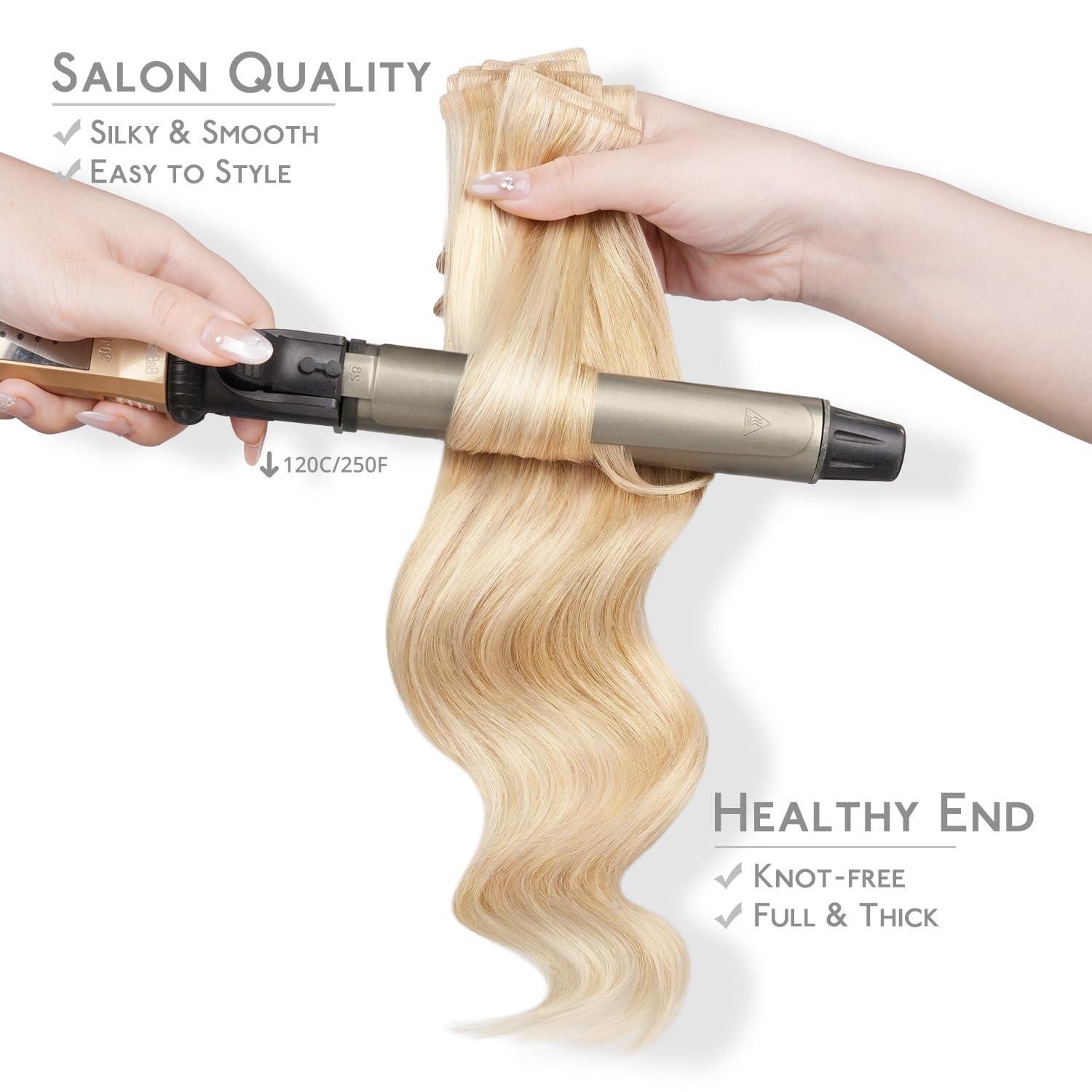 imageWENNALIFE Invisi Edge Tape in Hair Extensions Human Hair 16 Inch 50g 20pcs Muted Light Brown Brunette Invisible Luxury Remy Hair Extensions Natural Seamless Injected Tape Ins Extensiones De CabelloIN18A613A Dirty Blonde Highlighted Bleach Blonde
