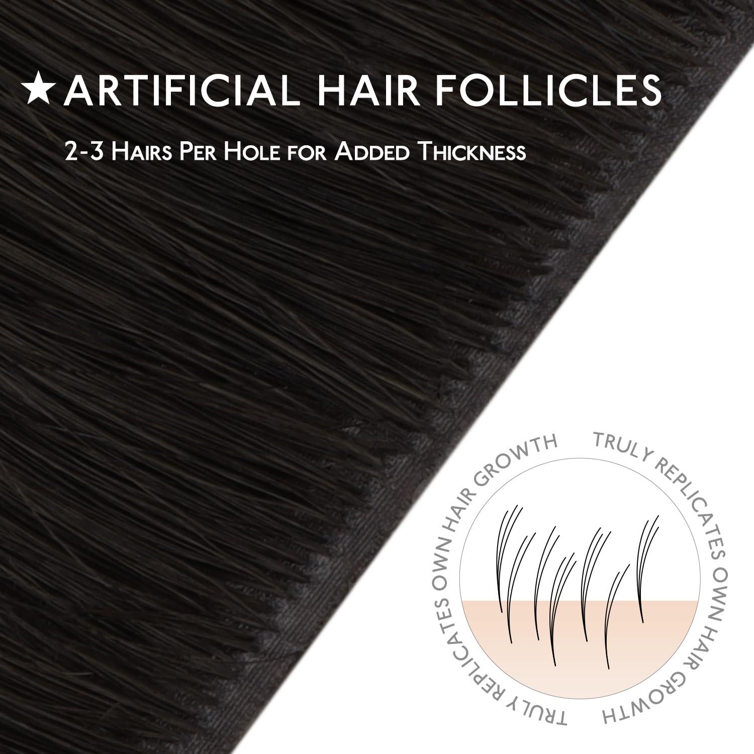 imageWENNALIFE Invisi Edge Tape in Hair Extensions Human Hair 16 Inch 50g 20pcs Muted Light Brown Brunette Invisible Luxury Remy Hair Extensions Natural Seamless Injected Tape Ins Extensiones De CabelloIN2 Dark Brown