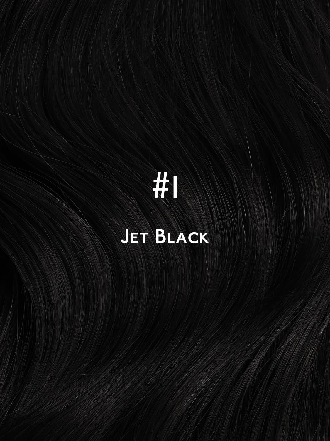 imageWENNALIFE Invisi Edge Tape in Hair Extensions Human Hair 16 Inch 50g 20pcs Muted Light Brown Brunette Invisible Luxury Remy Hair Extensions Natural Seamless Injected Tape Ins Extensiones De CabelloIN1 Jet Black