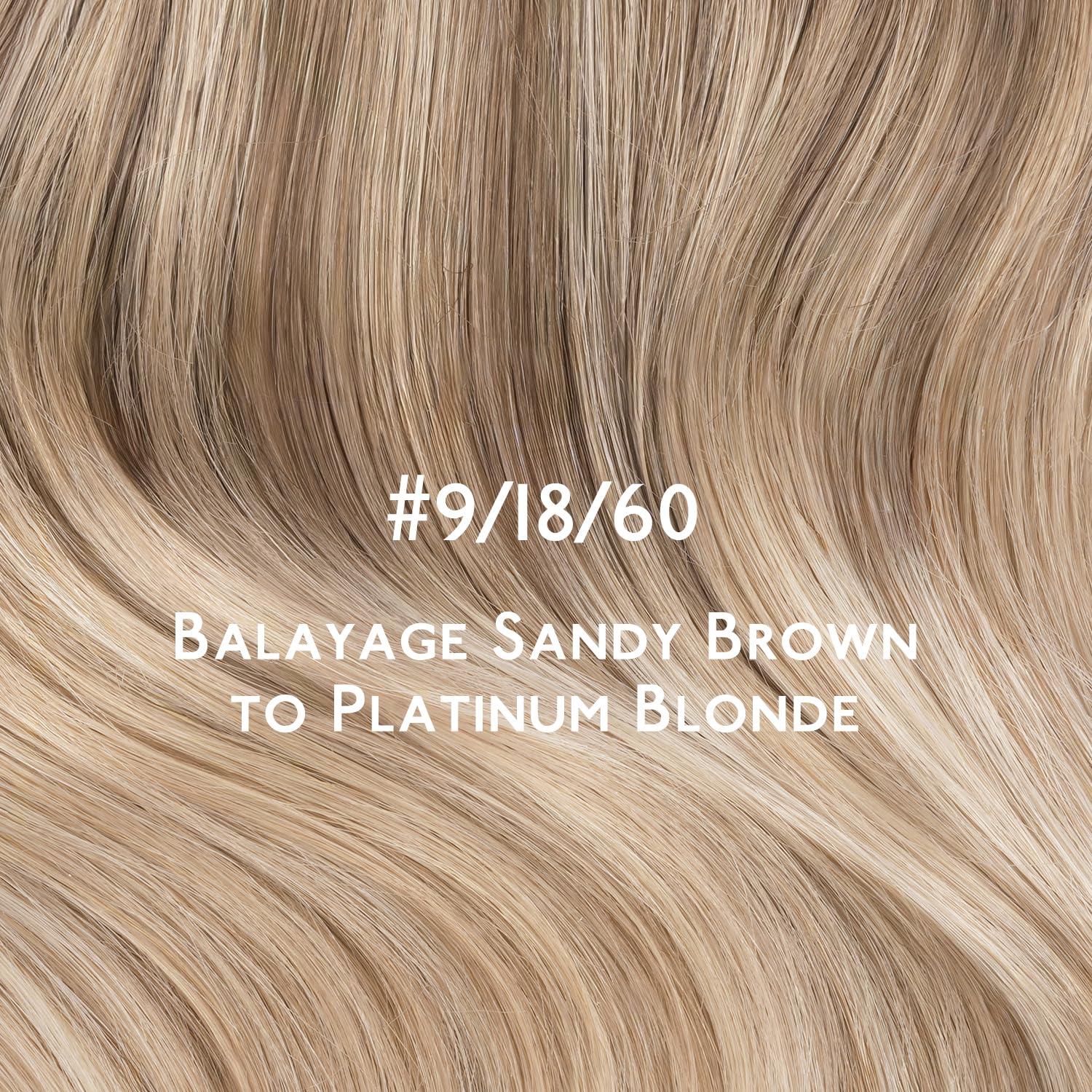imageWENNALIFE Invisi Edge Tape in Hair Extensions Human Hair 16 Inch 50g 20pcs Muted Light Brown Brunette Invisible Luxury Remy Hair Extensions Natural Seamless Injected Tape Ins Extensiones De CabelloIN91860 Balayage Sandy Brown to Platinum Blonde