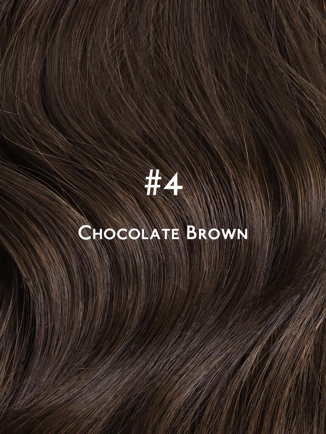 imageWENNALIFE Invisi Edge Tape in Hair Extensions Human Hair 16 Inch 50g 20pcs Muted Light Brown Brunette Invisible Luxury Remy Hair Extensions Natural Seamless Injected Tape Ins Extensiones De CabelloIN4 Chocolate Brown