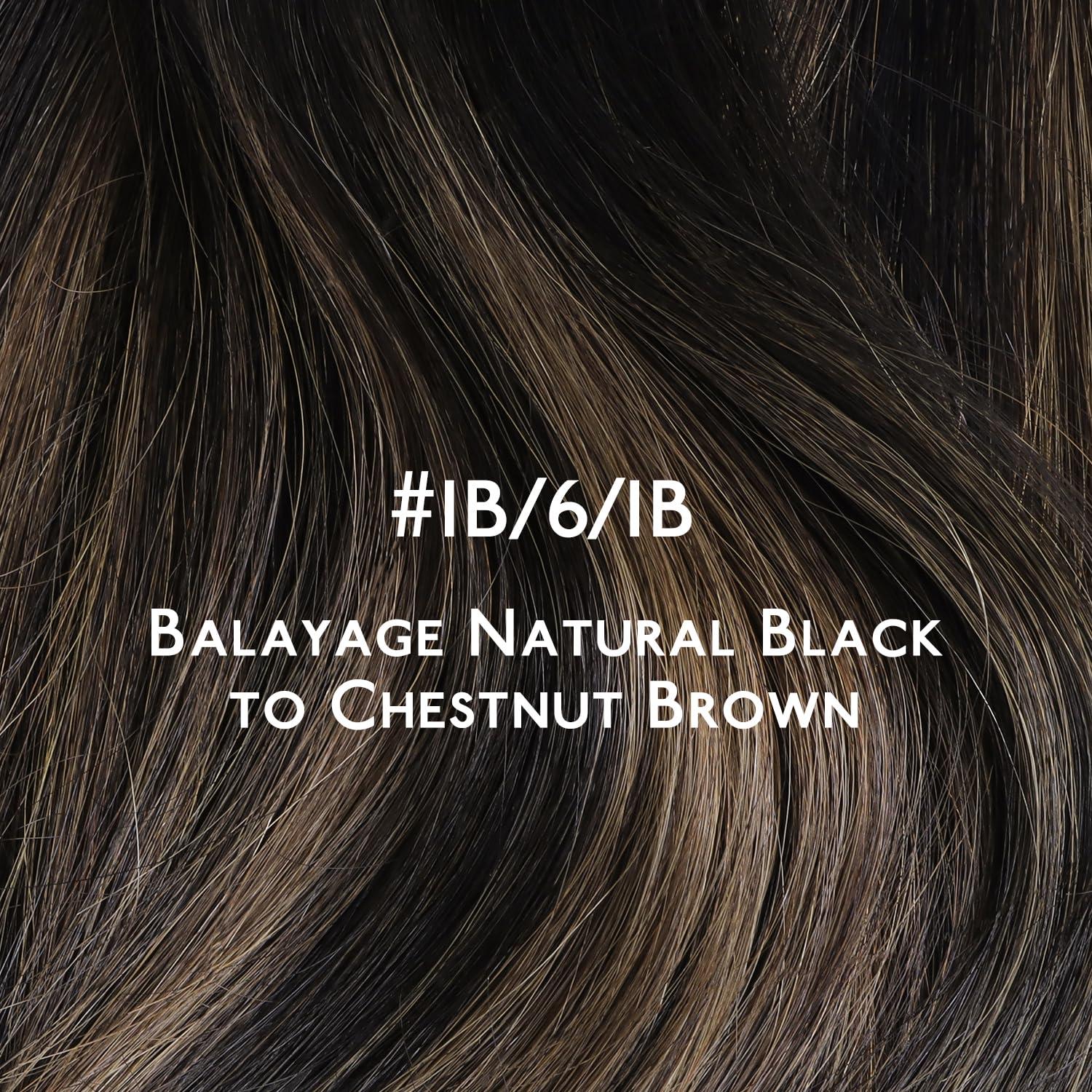 imageWENNALIFE Invisi Edge Tape in Hair Extensions Human Hair 16 Inch 50g 20pcs Muted Light Brown Brunette Invisible Luxury Remy Hair Extensions Natural Seamless Injected Tape Ins Extensiones De CabelloIN1B61B Balayage Natural Black to Chestnut Brown