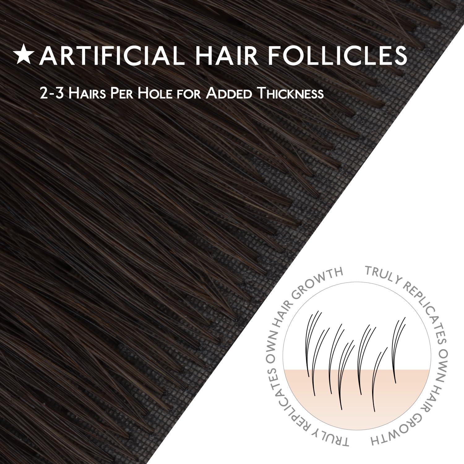 imageWENNALIFE Invisi Edge Tape in Hair Extensions Human Hair 16 Inch 50g 20pcs Muted Light Brown Brunette Invisible Luxury Remy Hair Extensions Natural Seamless Injected Tape Ins Extensiones De CabelloIN262 Balayage Dark Brown Mixed Chestnut Brown