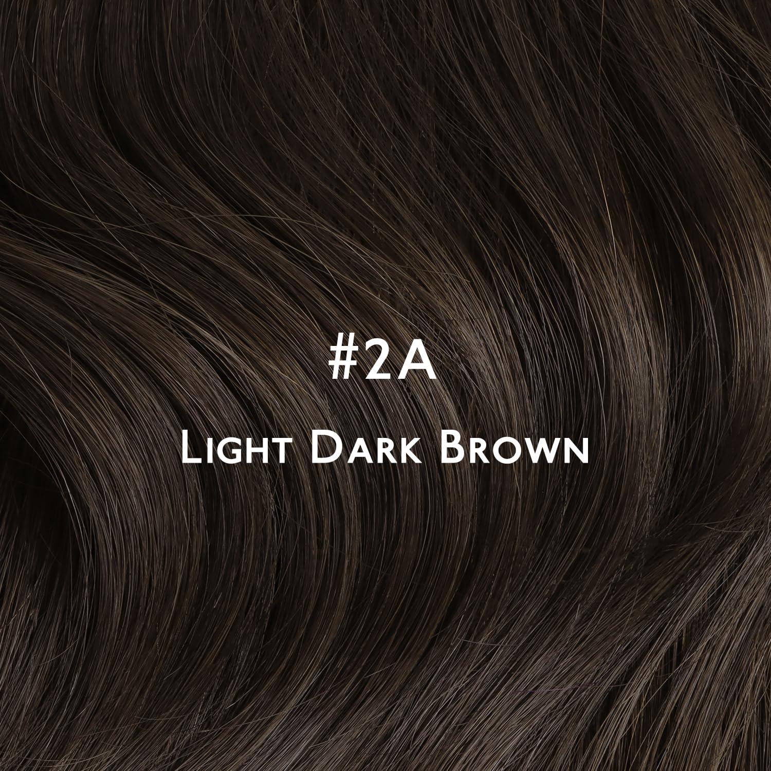 imageWENNALIFE Invisi Edge Tape in Hair Extensions Human Hair 16 Inch 50g 20pcs Muted Light Brown Brunette Invisible Luxury Remy Hair Extensions Natural Seamless Injected Tape Ins Extensiones De CabelloIN2A Light Dark Brown