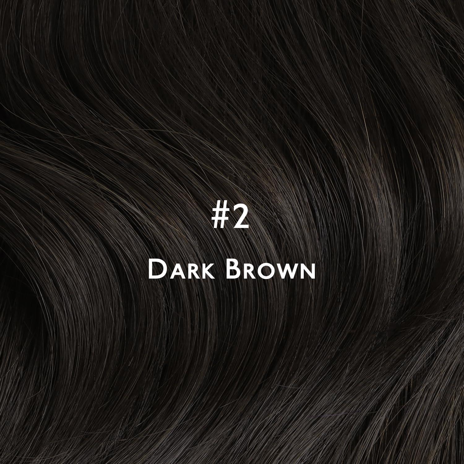 imageWENNALIFE Invisi Edge Tape in Hair Extensions Human Hair 16 Inch 50g 20pcs Muted Light Brown Brunette Invisible Luxury Remy Hair Extensions Natural Seamless Injected Tape Ins Extensiones De CabelloIN2 Dark Brown