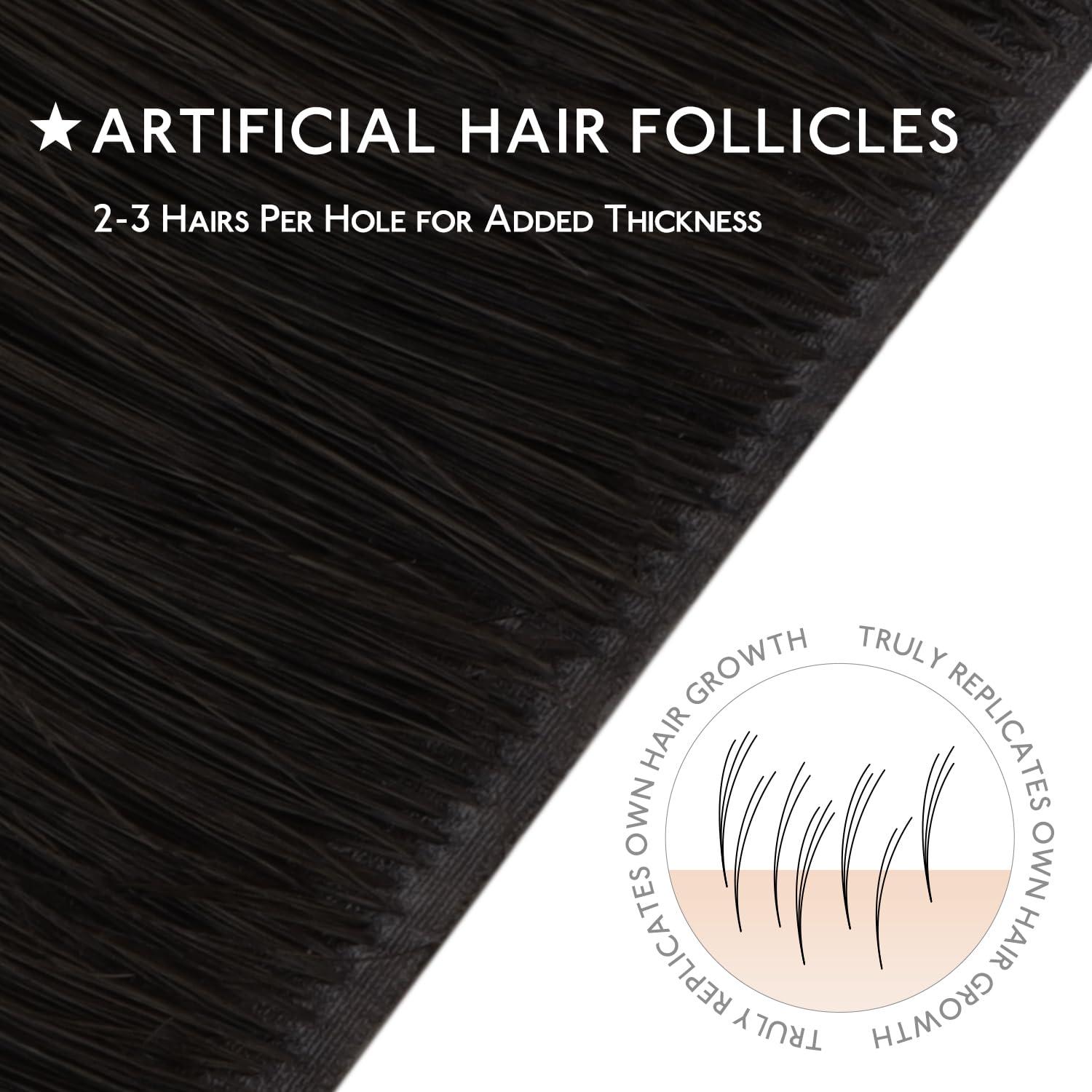 imageWENNALIFE Invisi Edge Tape in Hair Extensions Human Hair 16 Inch 50g 20pcs Muted Light Brown Brunette Invisible Luxury Remy Hair Extensions Natural Seamless Injected Tape Ins Extensiones De CabelloIN2 Dark Brown