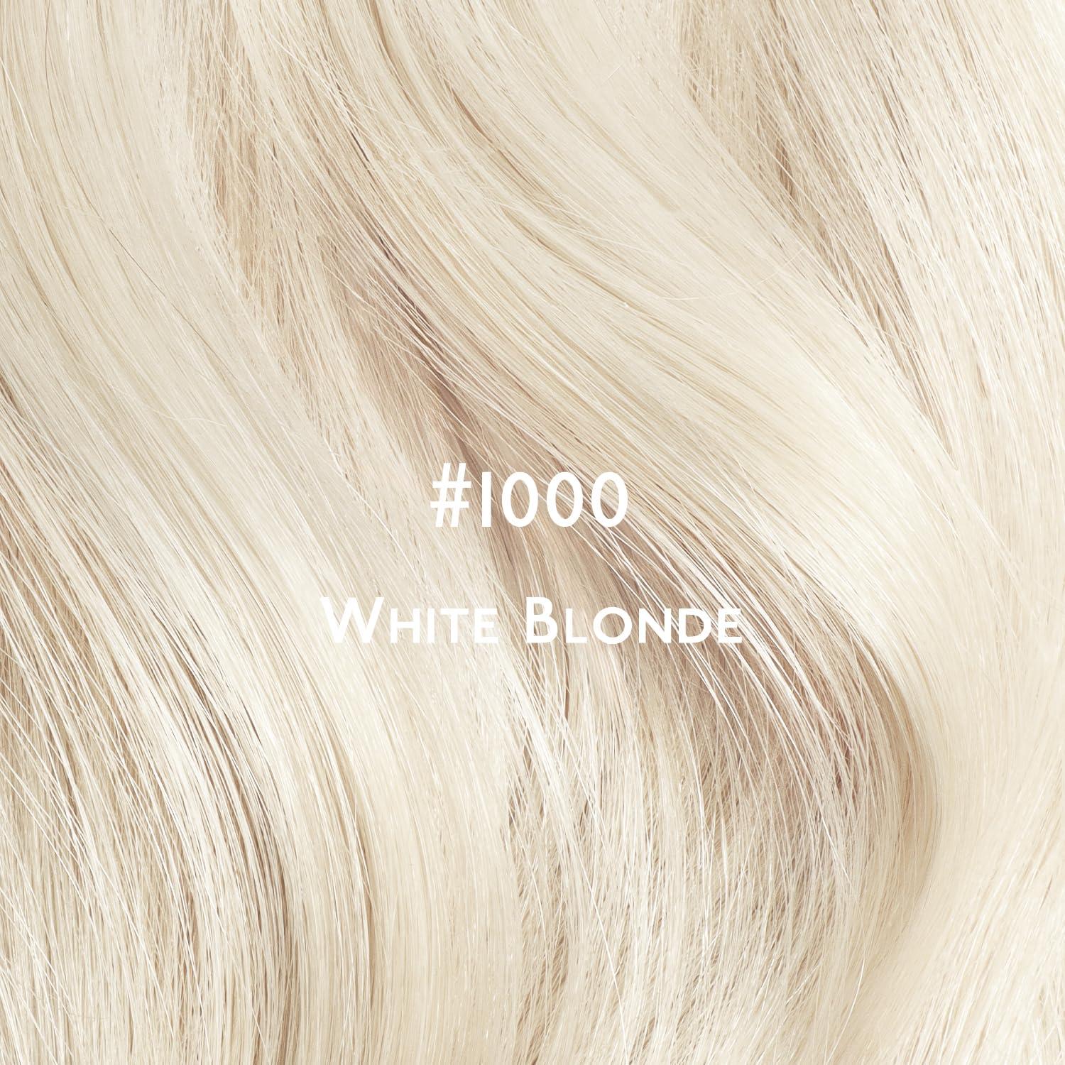 imageWENNALIFE Invisi Edge Tape in Hair Extensions Human Hair 16 Inch 50g 20pcs Muted Light Brown Brunette Invisible Luxury Remy Hair Extensions Natural Seamless Injected Tape Ins Extensiones De CabelloIN1000 White Blonde