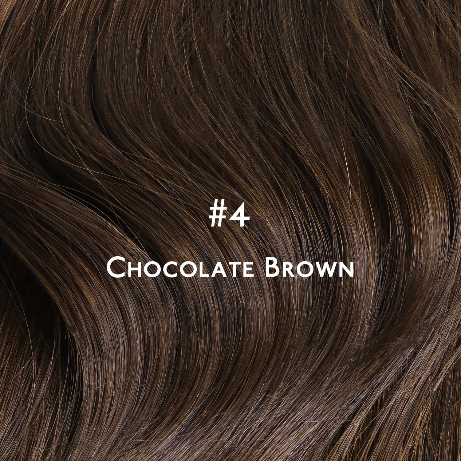 imageWENNALIFE Invisi Edge Tape in Hair Extensions Human Hair 16 Inch 50g 20pcs Muted Light Brown Brunette Invisible Luxury Remy Hair Extensions Natural Seamless Injected Tape Ins Extensiones De CabelloIN4 Chocolate Brown