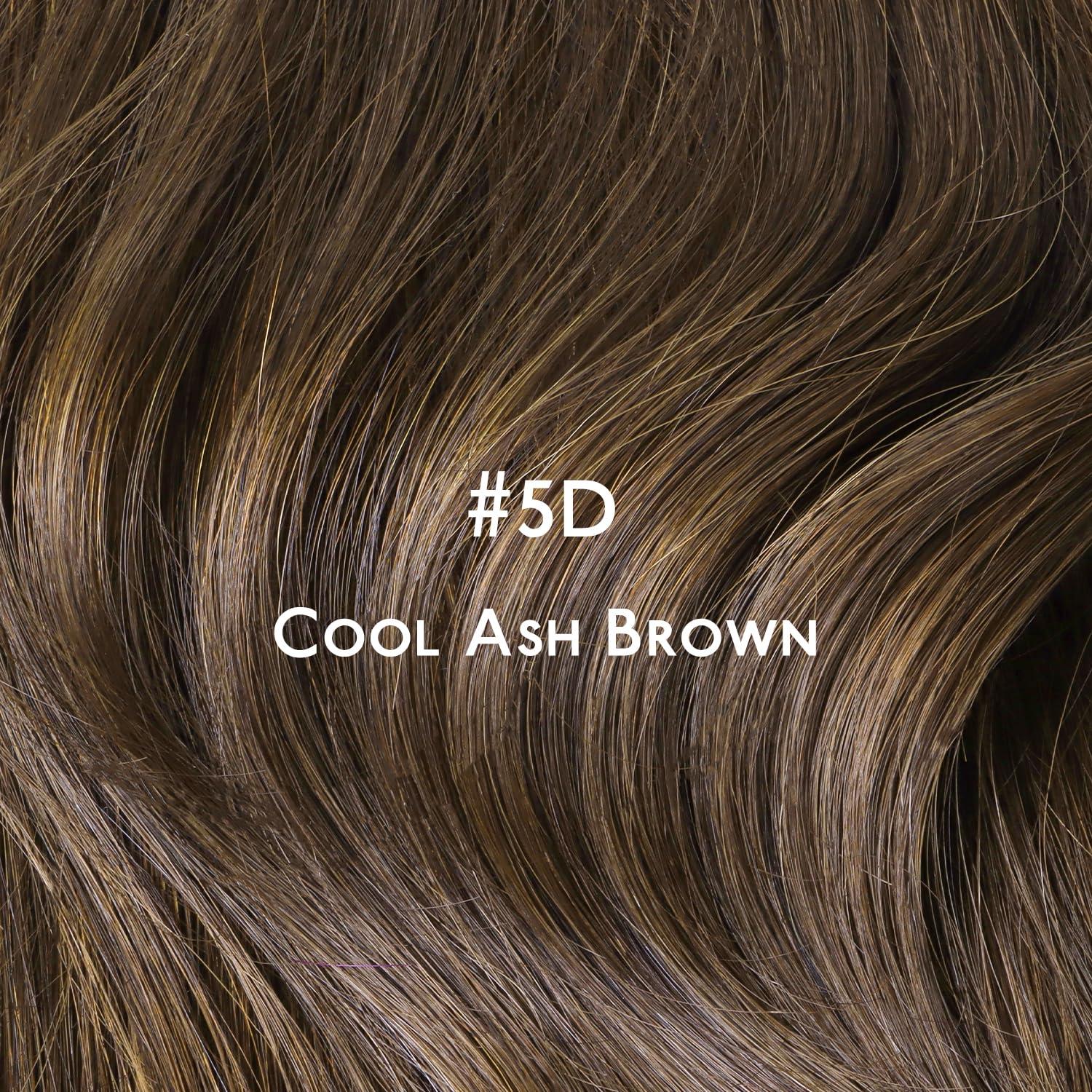 imageWENNALIFE Invisi Edge Tape in Hair Extensions Human Hair 16 Inch 50g 20pcs Muted Light Brown Brunette Invisible Luxury Remy Hair Extensions Natural Seamless Injected Tape Ins Extensiones De CabelloIN5D Cool Ash Brown