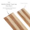 WENNALIFE Invisi Edge Tape in Hair Extensions Human Hair, 16 Inch 50g 20pcs Muted Light Brown Brunette Invisible Luxury Remy Hair Extensions Natural Seamless Injected Tape Ins Extensiones De Cabello(IN#12A/18H Ash Beige Blonde Blend)