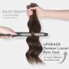 WENNALIFE Invisi Edge Tape in Hair Extensions Human Hair, 16 Inch 50g 20pcs Muted Light Brown Brunette Invisible Luxury Remy Hair Extensions Natural Seamless Injected Tape Ins Extensiones De Cabello(IN#5 Muted Light Brown Brunette)