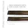 WENNALIFE Invisi Edge Tape in Hair Extensions Human Hair, 16 Inch 50g 20pcs Muted Light Brown Brunette Invisible Luxury Remy Hair Extensions Natural Seamless Injected Tape Ins Extensiones De Cabello(IN#4/27/4 Balayage Chocolate Brown to Caramel Blonde)