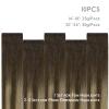 WENNALIFE Invisi Edge Tape in Hair Extensions Human Hair, 16 Inch 50g 20pcs Muted Light Brown Brunette Invisible Luxury Remy Hair Extensions Natural Seamless Injected Tape Ins Extensiones De Cabello(#4/27/4 Balayage Chocolate Brown to Caramel Blonde)