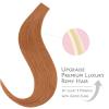 WENNALIFE Invisi Edge Tape in Hair Extensions Human Hair, 16 Inch 50g 20pcs Muted Light Brown Brunette Invisible Luxury Remy Hair Extensions Natural Seamless Injected Tape Ins Extensiones De Cabello(IN#30 Auburn Ginger)