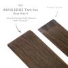 WENNALIFE Invisi Edge Tape in Hair Extensions Human Hair, 16 Inch 50g 20pcs Muted Light Brown Brunette Invisible Luxury Remy Hair Extensions Natural Seamless Injected Tape Ins Extensiones De Cabello(IN#5D Cool Ash Brown)