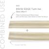WENNALIFE Invisi Edge Tape in Hair Extensions Human Hair, 16 Inch 50g 20pcs Muted Light Brown Brunette Invisible Luxury Remy Hair Extensions Natural Seamless Injected Tape Ins Extensiones De Cabello(IN#17A/60A Ash Blonde Highlighted Platinum Blonde)