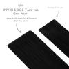 WENNALIFE Invisi Edge Tape in Hair Extensions Human Hair, 16 Inch 50g 20pcs Muted Light Brown Brunette Invisible Luxury Remy Hair Extensions Natural Seamless Injected Tape Ins Extensiones De Cabello(IN#1 Jet Black)