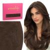 WENNALIFE Invisi Edge Tape in Hair Extensions Human Hair, 16 Inch 50g 20pcs Muted Light Brown Brunette Invisible Luxury Remy Hair Extensions Natural Seamless Injected Tape Ins Extensiones De Cabello(IN#4 Chocolate Brown)