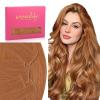 WENNALIFE Invisi Edge Tape in Hair Extensions Human Hair, 16 Inch 50g 20pcs Muted Light Brown Brunette Invisible Luxury Remy Hair Extensions Natural Seamless Injected Tape Ins Extensiones De Cabello(IN#30 Auburn Ginger)