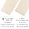 WENNALIFE Invisi Edge Clip in Hair Extensions Real Human Hair, 18 Inch 130g 7pcs Ombre Walnut Brown to Ash Brown and Bleach Blonde Seamless Clip in Extensions Remy Hair Clip Ins Invisible PU Skin Weft(I-#1000 White Blonde)