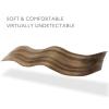 WENNALIFE Invisi Edge Clip in Hair Extensions Real Human Hair, 18 Inch 130g 7pcs Ombre Walnut Brown to Ash Brown and Bleach Blonde Seamless Clip in Extensions Remy Hair Clip Ins Invisible PU Skin Weft(L-#4/27/4 Balayage Chocolate Brown to Caramel Blonde)