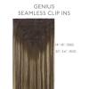 WENNALIFE Invisi Edge Clip in Hair Extensions Real Human Hair, 18 Inch 130g 7pcs Ombre Walnut Brown to Ash Brown and Bleach Blonde Seamless Clip in Extensions Remy Hair Clip Ins Invisible PU Skin Weft(G-#4/27/4 Balayage Chocolate Brown to Caramel Blonde)