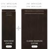 WENNALIFE Invisi Edge Clip in Hair Extensions Real Human Hair, 18 Inch 130g 7pcs Ombre Walnut Brown to Ash Brown and Bleach Blonde Seamless Clip in Extensions Remy Hair Clip Ins Invisible PU Skin Weft(I-#2A Light Dark Brown)