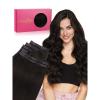 WENNALIFE Invisi Edge Clip in Hair Extensions Real Human Hair, 18 Inch 130g 7pcs Ombre Walnut Brown to Ash Brown and Bleach Blonde Seamless Clip in Extensions Remy Hair Clip Ins Invisible PU Skin Weft(G-#2 Dark Brown)