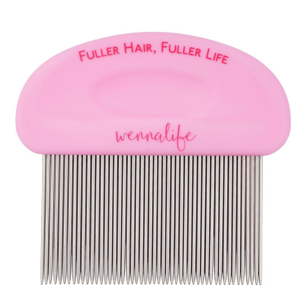 imageWENNALIFE Tape in Extension Remover Comb Fine Teeth Glue Residue Cleaning Hair Comb for Tape in Extensions Eeffective Remover Without Pulling Ergonomic Safe Rounded Design for Salon amp Home Use