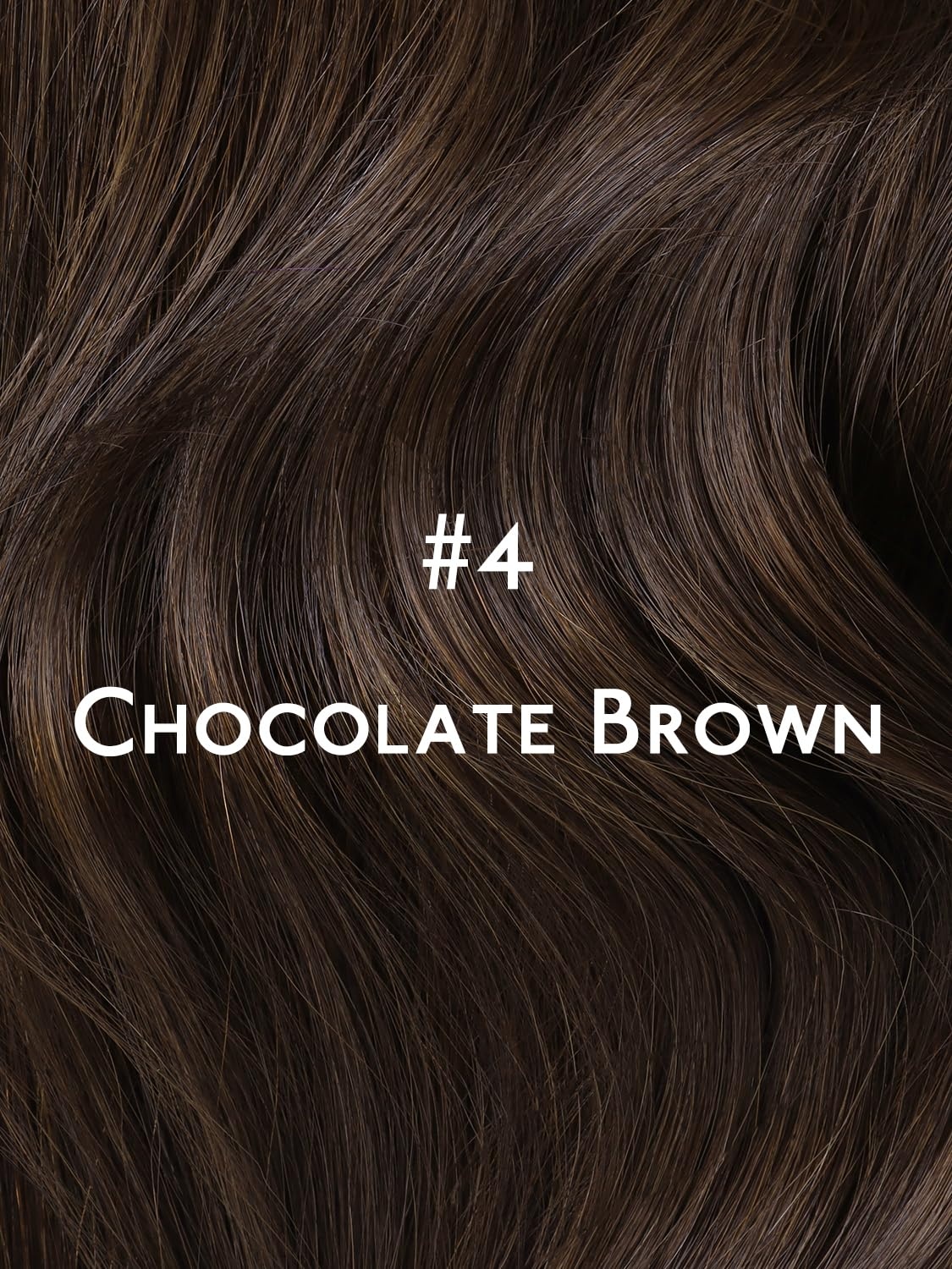 imageWENNALIFE Genius Seamless Tape in Hair Extensions Real Human Hair 18 inch 50g 20pcs Light Ash Brown Tape in Hair Extensions Remy Human Hair Luxury Invisible Straight Hand Tied Inspired Edge Tape ins8cm4 Chocolate Brown