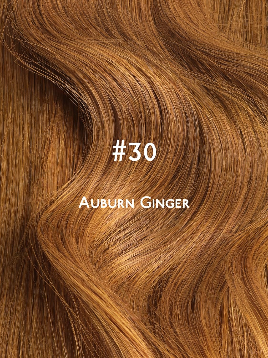 imageWENNALIFE Genius Seamless Tape in Hair Extensions Real Human Hair 18 inch 50g 20pcs Light Ash Brown Tape in Hair Extensions Remy Human Hair Luxury Invisible Straight Hand Tied Inspired Edge Tape insG30 Auburn Ginger